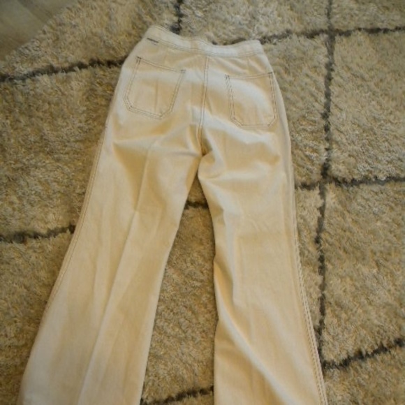 Vintage RETRO Bottoms UP front side zip  bell bottom jean - Picture 7 of 15